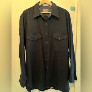Pendleton Dark Blue Wool Shirt